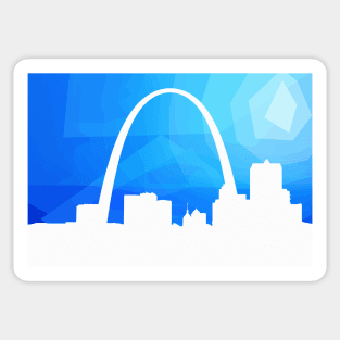 St. Louis Arch and Skyline Sticker